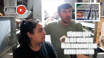 Sivaslı Çift El Ele Vererek Ülke Ekonomisine Katkı Sunuyor 