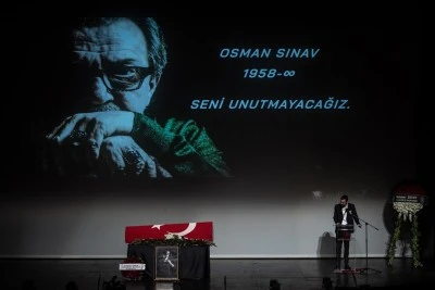 Osman Sınav için AKM'de tören düzenlendi 