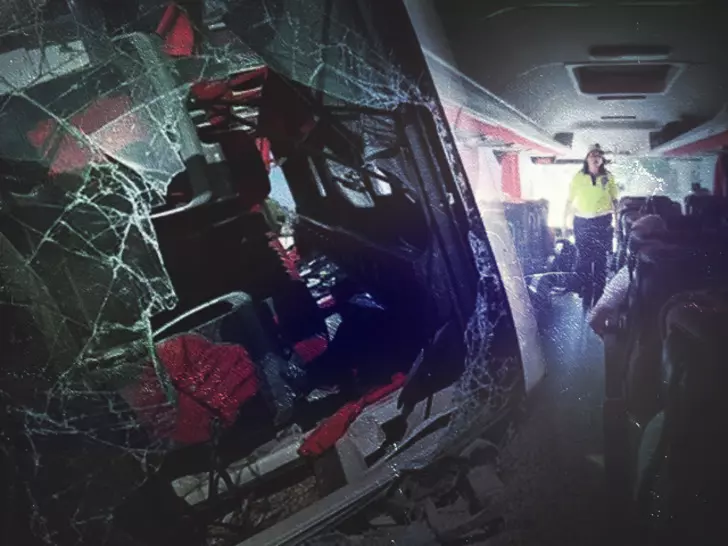 Otobüse Binen Polis, 23 Kişinin Hayatını Kurtardı