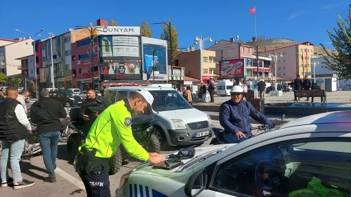 Şarkışla'da 10 motosiklet trafikten men edildi