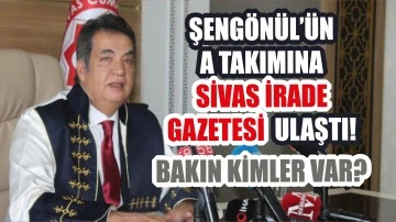 Şengönül’ün A Takımına Sivas İrade Gazetesi Ulaştı! Bakın Kimler Var?