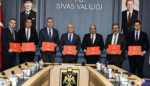 Sivas'ta 5 Proje İçin İmzalar Atıldı