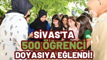 Sivas'ta 500 Öğrenci Doyasıya Eğlendi! 
