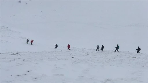 Sivas'ta dağcılar,  Gürlevik Dağı'na tırmandı