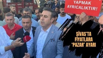 Sivas’ta Fiyatlara ‘Pazar’ Ayarı