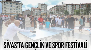 Sivas'ta Gençlik Ve Spor Festivali