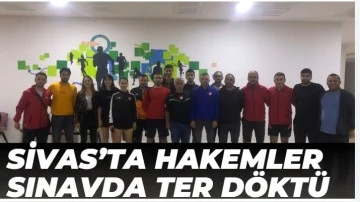 Sivas'ta Hakemler Sınavda Ter Döktü!