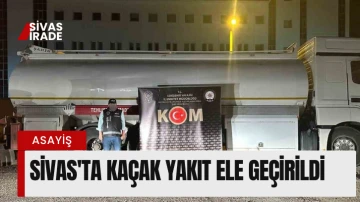 Sivas'ta Kaçak Yakıt Ele Geçirildi 