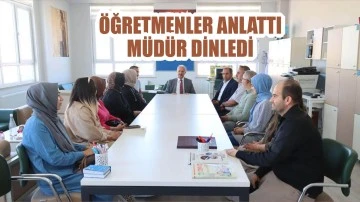 Sivas'ta Öğretmenler Anlattı, Müdür Dinledi 