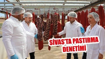 Sivas'ta Pastırma Denetimi! 