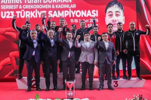 Sivas'ta U23 Serbest Türkiye Güreş Şampiyonası sona erdi