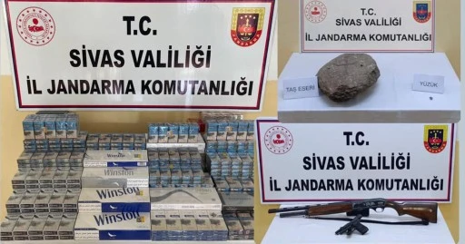 Sivas'ta Yapılan Denetimlerde Çok Sayıda Ruhsatsız Silah Ele Geçirildi 