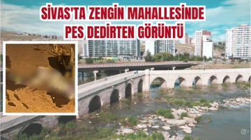 Sivas'ta Zengin Mahallesinde Pes Dedirten Görüntü