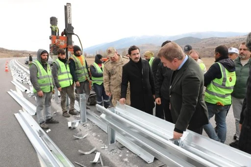 Sivas Yolundaki Kazalara Bariyerli Tedbir! 