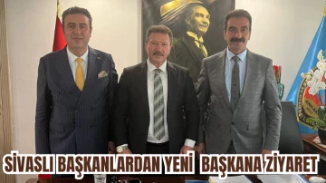 Sivaslı Başkanlardan Yeni  Başkana Ziyaret