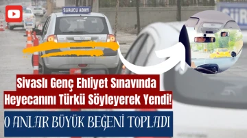 Sivaslı Genç Ehliyet Sınavında Heyecanını Türkü Söyleyerek Yendi! O Anlar Büyük Beğeni Topladı 