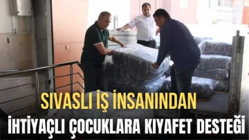 Sivaslı İş İnsanından İhtiyaçlı Çocuklara Kıyafet Desteği