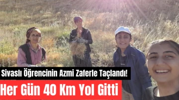 Sivaslı Öğrencinin Azmi Zaferle Taçlandı! Her Gün 40 Km Yol Gitti 