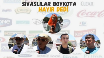 Sivaslılar Boykota Hayır dedi