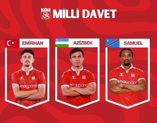 Sivasspor'da 3 İsim Milli Takıma Çağırıldı!