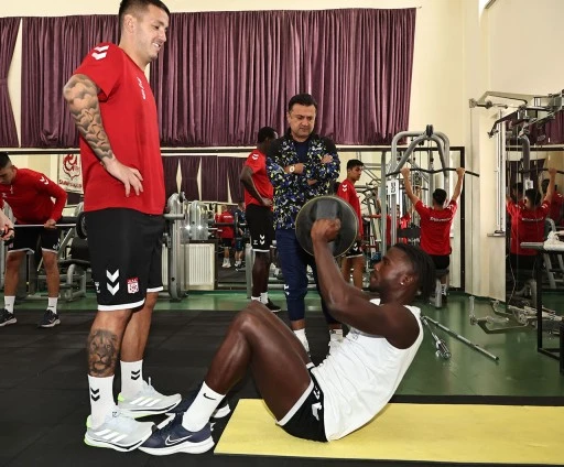 Sivasspor Fitness Salonunda Çalıştı