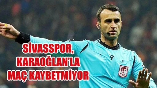 Sivasspor, Karaoğlan’la Maç Kaybetmiyor