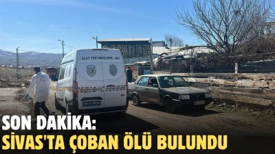 Son Dakika: Sivas'ta Çoban Ölü Bulundu 