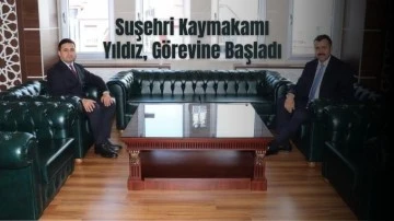 Suşehri Kaymakamı Yıldız, Görevine Başladı