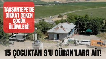 Tavşantepe'de Dikkat Çeken Çocuk Ölümleri! 15 Çocuktan 9'u Güran'lara Ait!