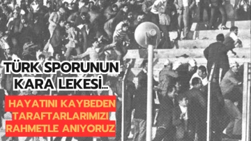 Türk Sporunun Kara Lekesi... Hayatını Kaybeden Taraftarlarımızı Rahmetle Anıyoruz