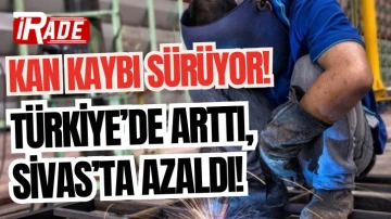 Türkiye’de Arttı, Sivas’ta Azaldı! Kan Kaybı  Sürüyor! 