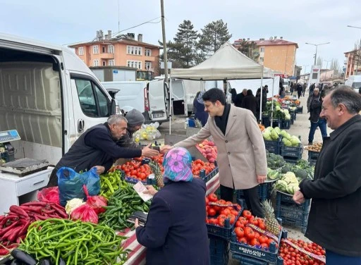 Ulaş Kaymakamı Eskimez'den esnaf ziyareti