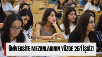 Üniversite Mezunlarının Yüzde 25'i İşsiz! 