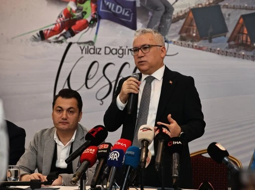 Vali Şimşek: &quot;Yıldız Dağı Kayak Merkezi'nde Ziyaretçi Sayısı 200 Bini Aştı&quot;