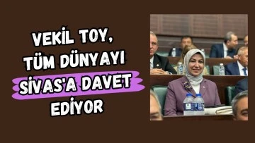 Vekil Toy, Tüm Dünyayı Sivas'a Davet Ediyor