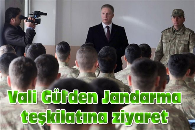 Vali Gül´den Jandarma teşkilatına ziyaret 