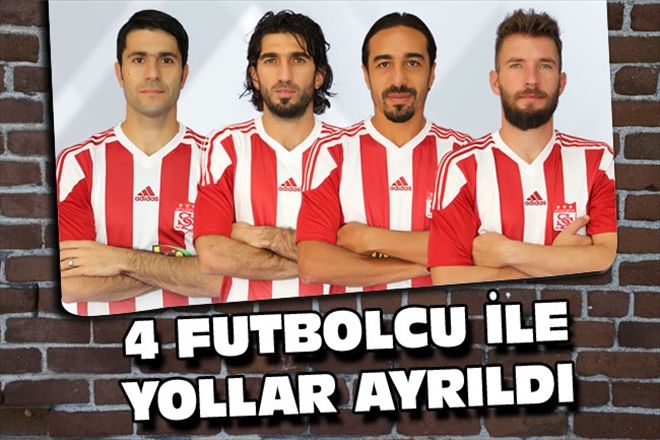 4 FUTBOLCU İLE YOLLAR AYRILDI