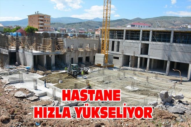 HASTANE HIZLA YÜKSELİYOR