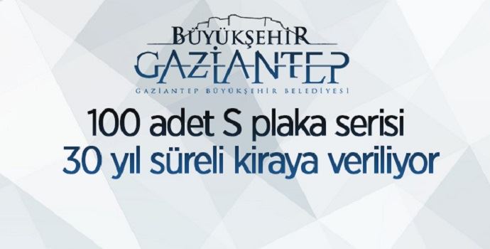 300 Adet S Plaka Kiraya Verilecek