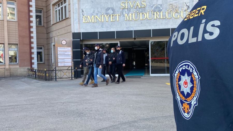 Sivas'ta Kapora Dolandırıcılığı Operasyonunda 3 Şüpheli Tutuklandı--Video