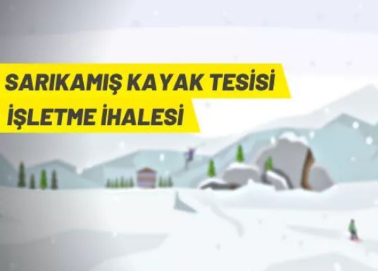 Kayak tesisi işletme ihalesine davet