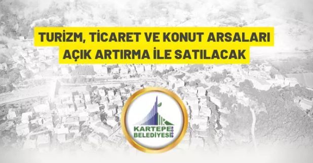 Kartepe Belediyesi'nden satılık arsalar