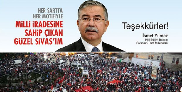 Teşekkürler Sivas...